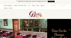Desktop Screenshot of basilesitalianrestaurant.com